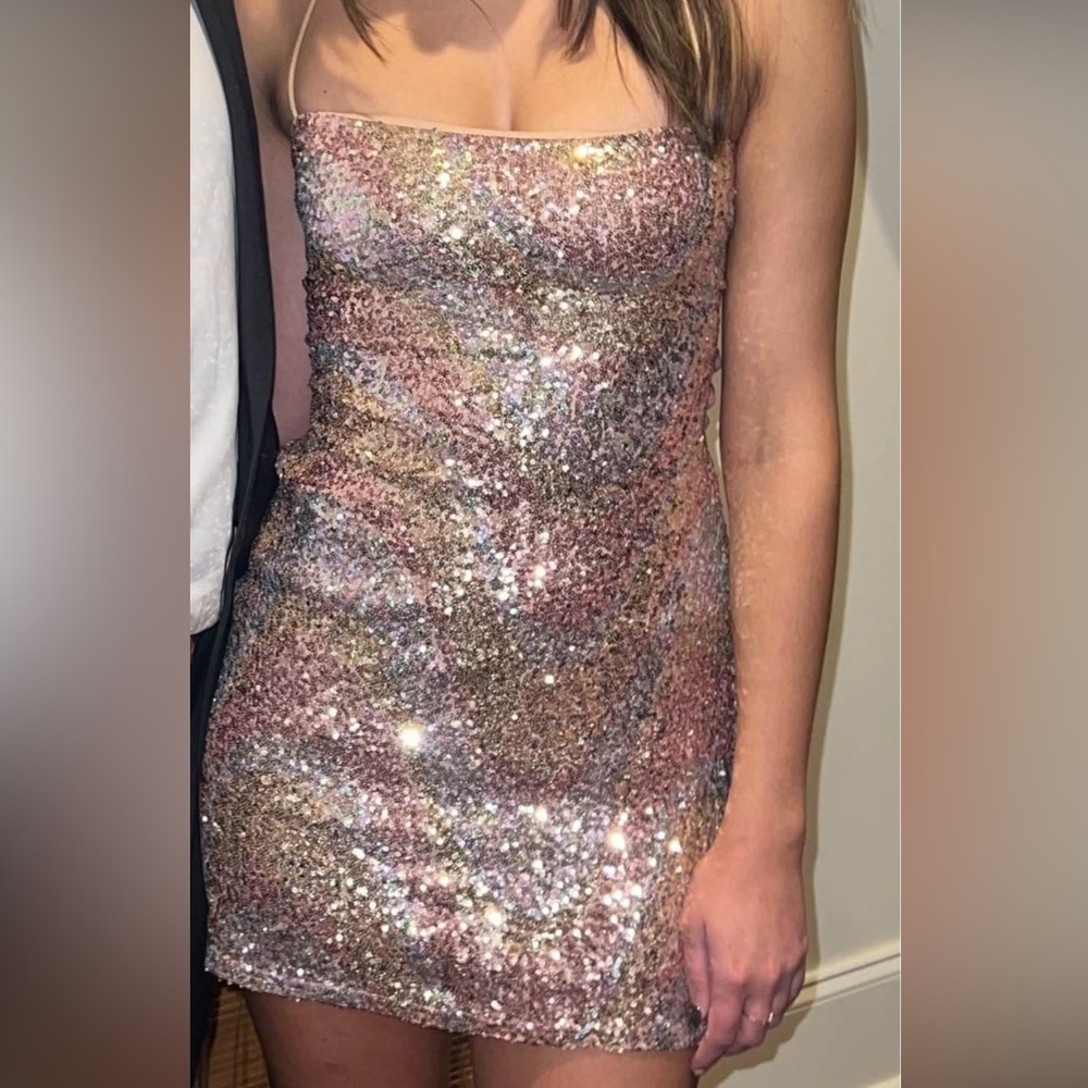 Mini sequin formal dress!